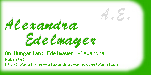 alexandra edelmayer business card